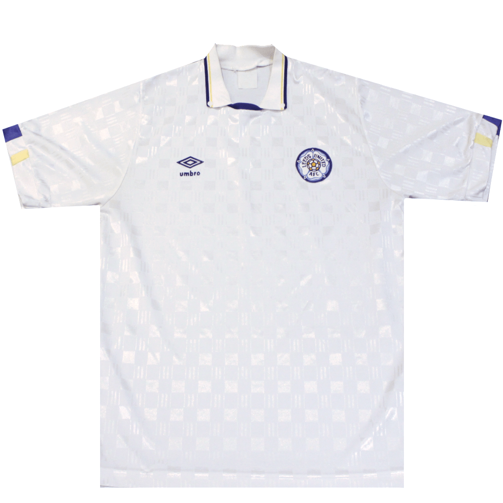Leeds United 1988 - 1990 Home Shirt (Excellent) L - Popular trends empire