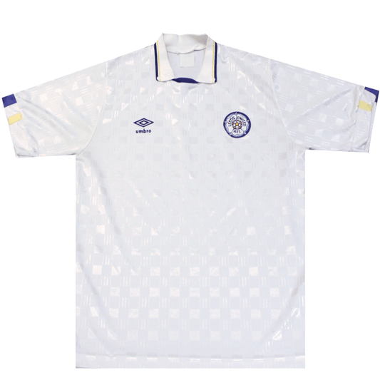 Leeds United 1988 - 1990 Home Shirt (Excellent) L - Popular trends empire