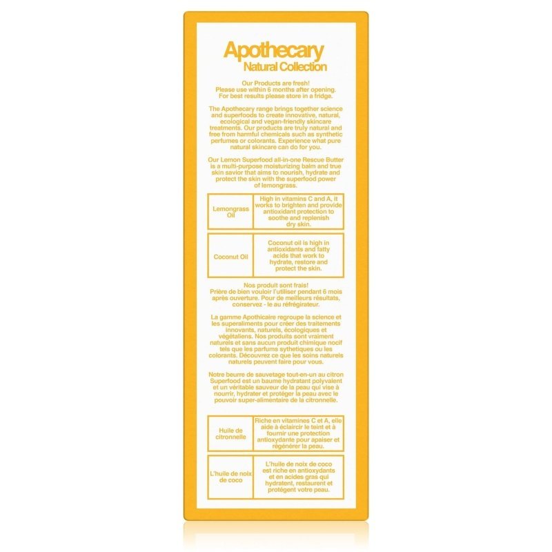 Lemon Superfood All - In - One Rescue Butter 50ml - Popular trends empire