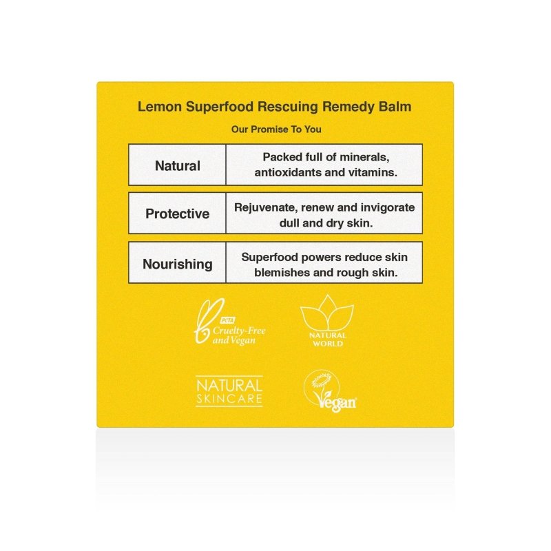 Lemon Superfood Rescuing Remedy Balm 60ml - Popular trends empire