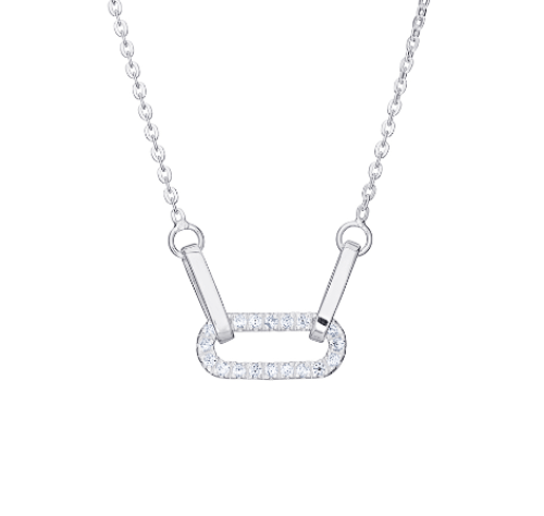 Looped Cubic Zirconia Necklace - Popular trends empire
