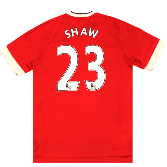 Manchester United 2015 - 2016 Home Shirt SHAW (Excellent) M - Popular trends empire