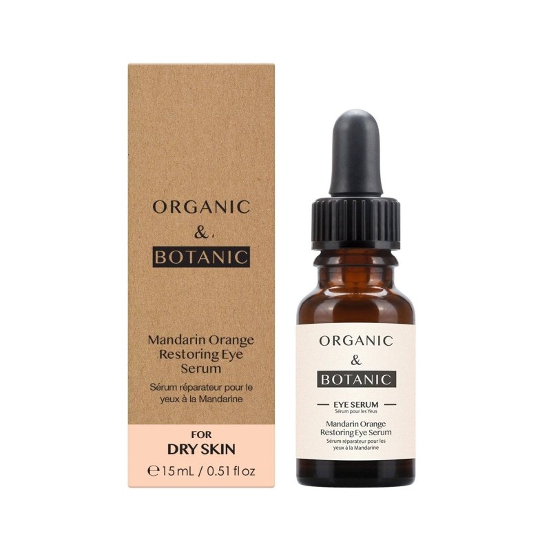 Mandarin Orange Brightening Eye Serum - 15ml - Depuffing & Hydrating with Vitamin C, Aloe Vera, & Sea Buckthorn for Radiant, Youthful Eyes - Popular trends empire