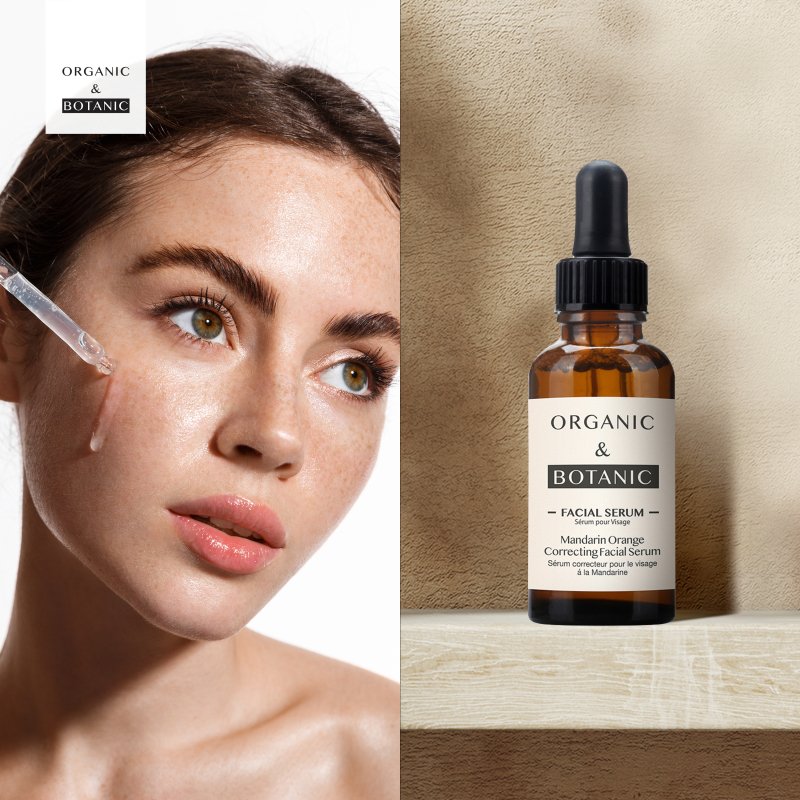 Mandarin Orange Correcting Facial Serum - 30ml - Brightening & Hydrating with Vitamin C, Aloe Vera, & Sea Buckthorn for Radiant, Even - Toned Skin - Popular trends empire