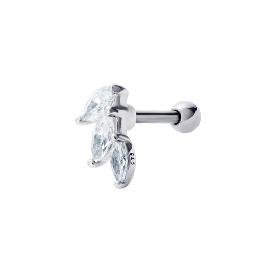 Marquise CZ Barbell Stud - Popular trends empire