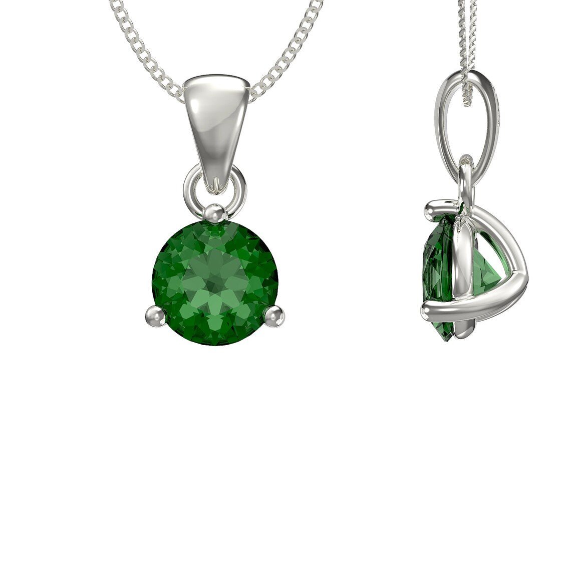 May Birthstone Pendant Necklace - Popular trends empire
