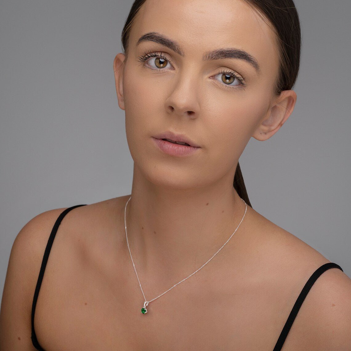 May Birthstone Pendant Necklace - Popular trends empire