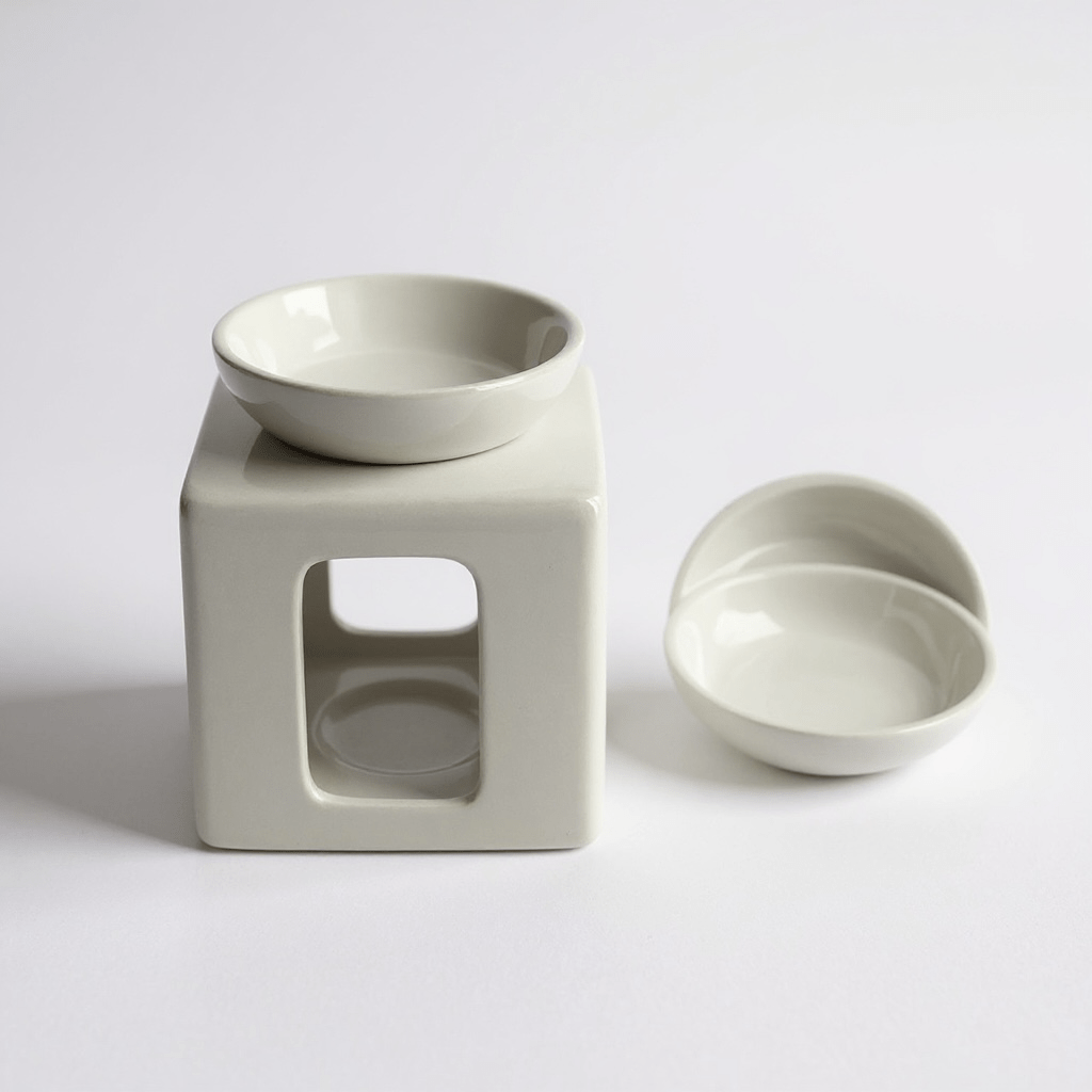 Milan Trio Ceramic Tea Light Wax Burner/Melter - Popular trends empire