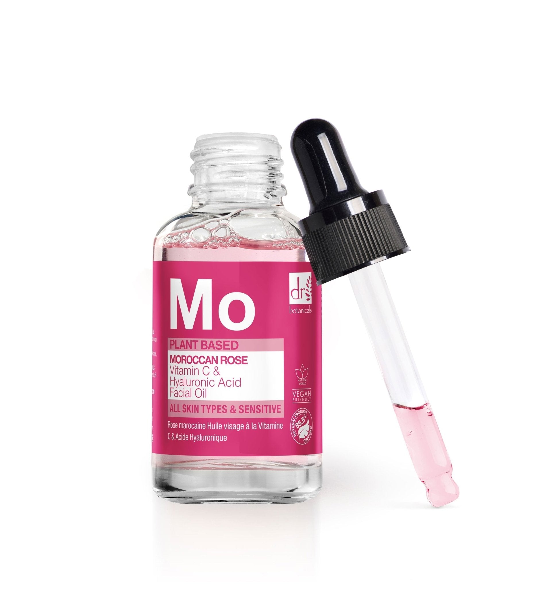 Moroccan Rose Facial Oil with Hyaluronic Acid & Vitamin C - Popular trends empire