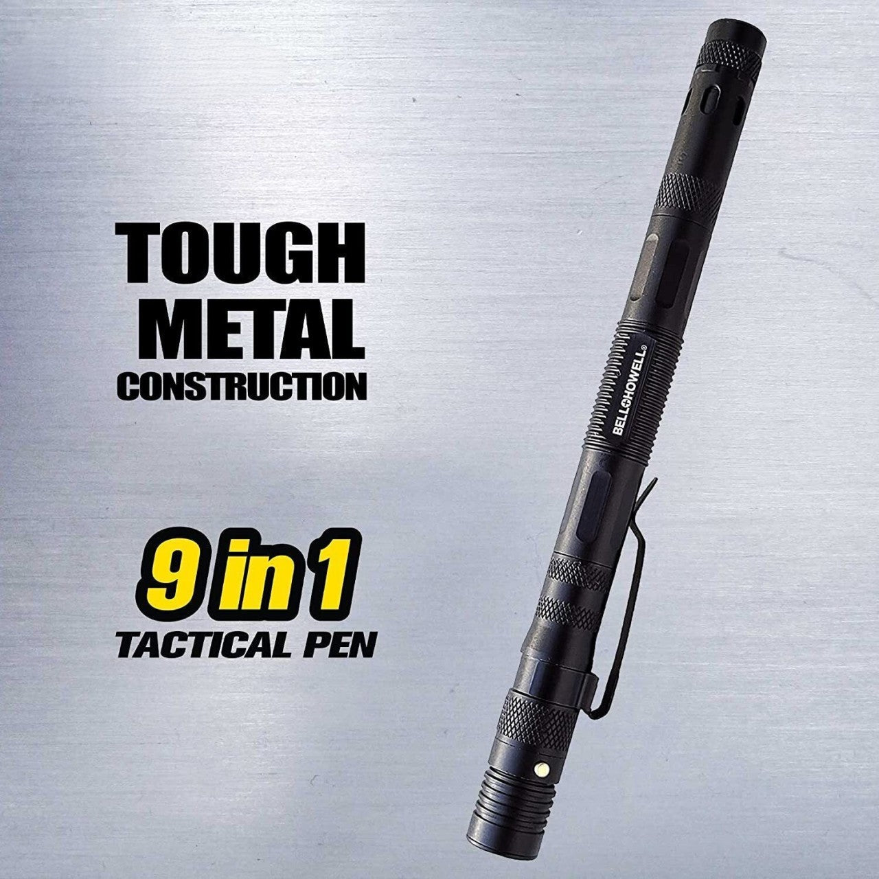 Multi Functional Tac Pen 9 in 1 High Grade Aluminium With Wallet Tool Card - Popular trends empire