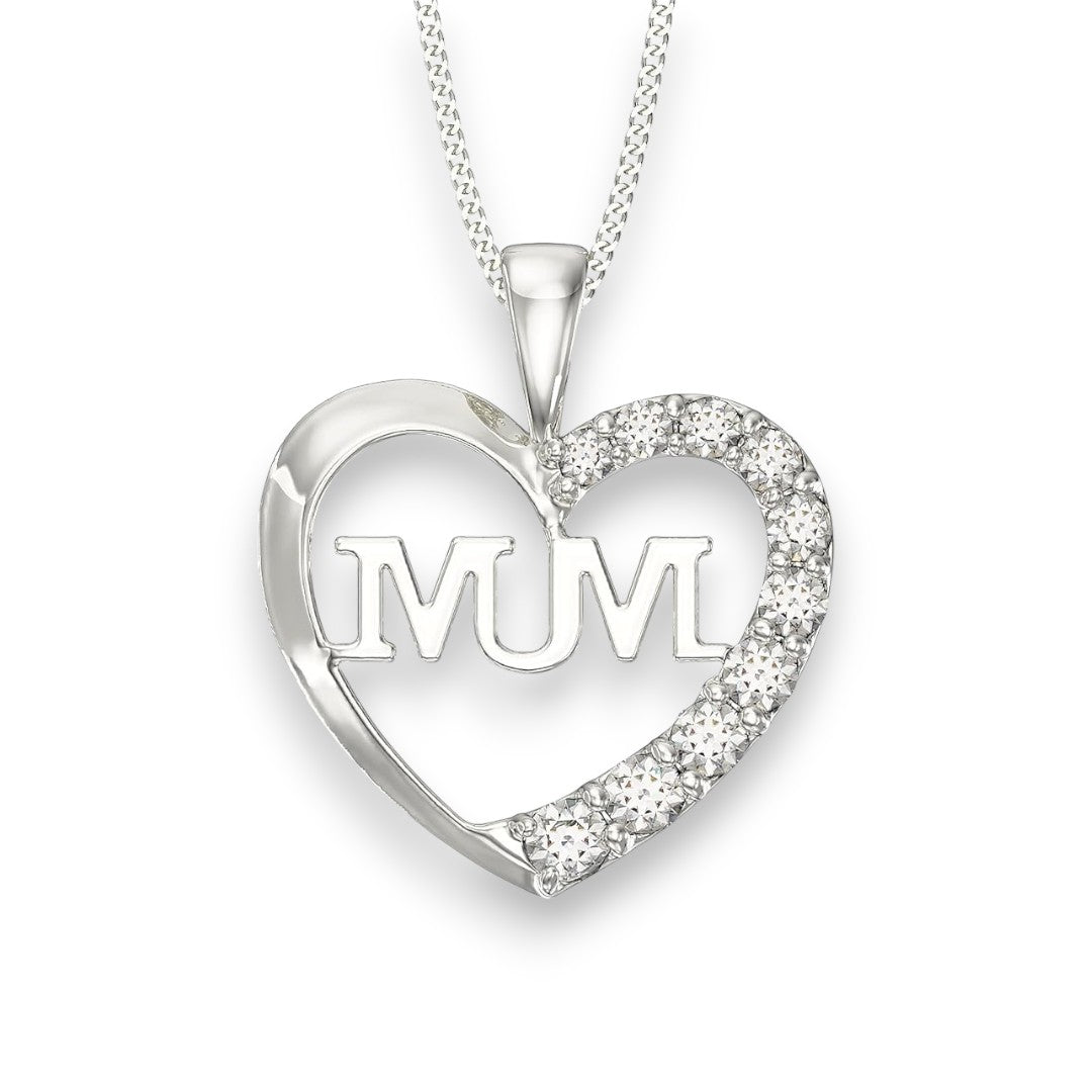 Mum Heart Pendant Necklace - Popular trends empire