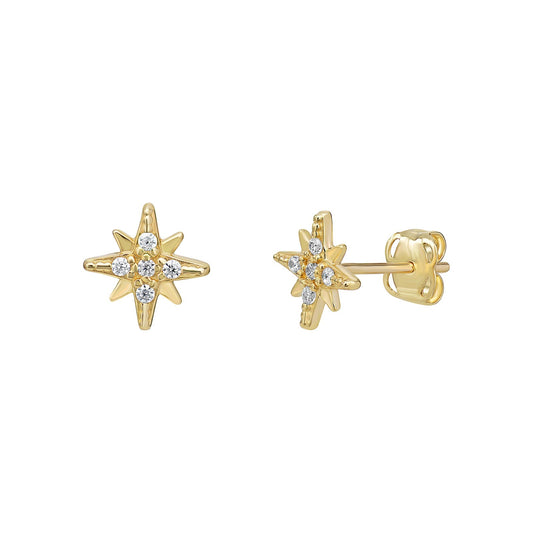 North Star Stud Earrings - Popular trends empire
