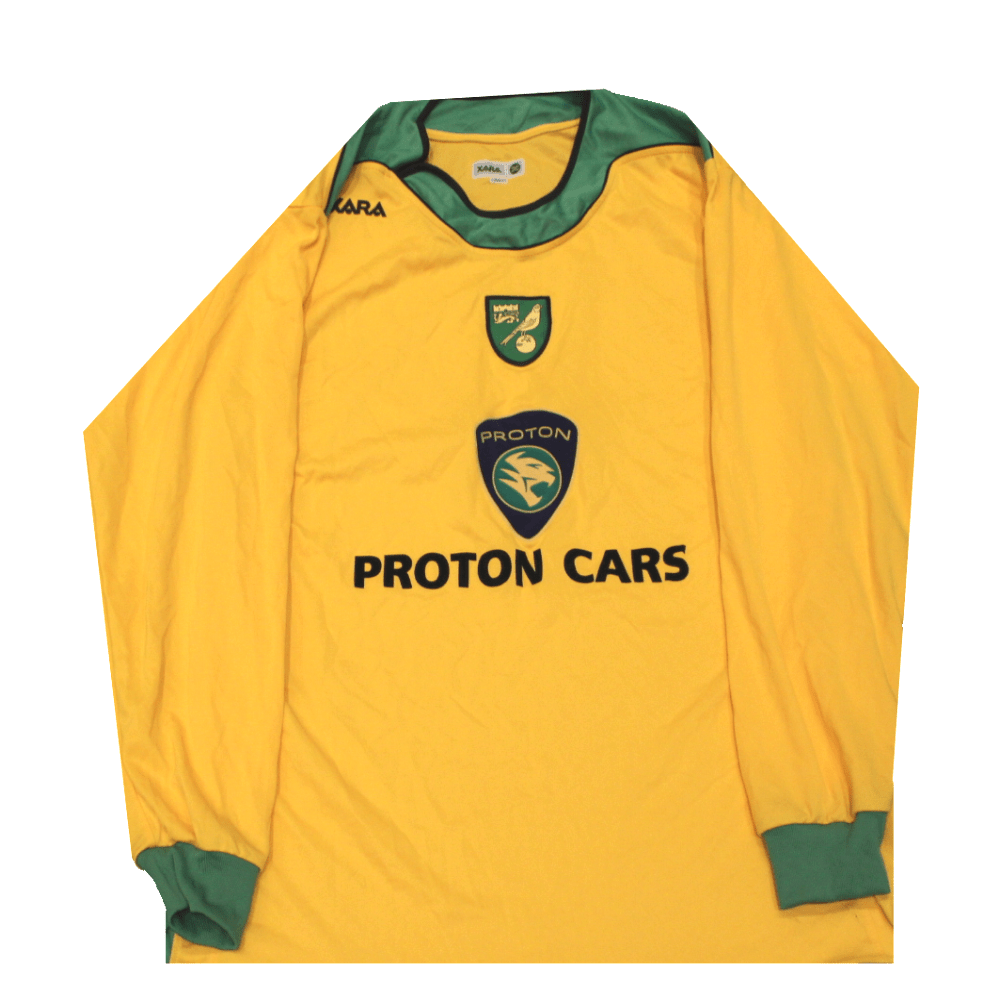 Norwich City 2005 - 2006 Home Shirt L/S (Excellent) L - Popular trends empire