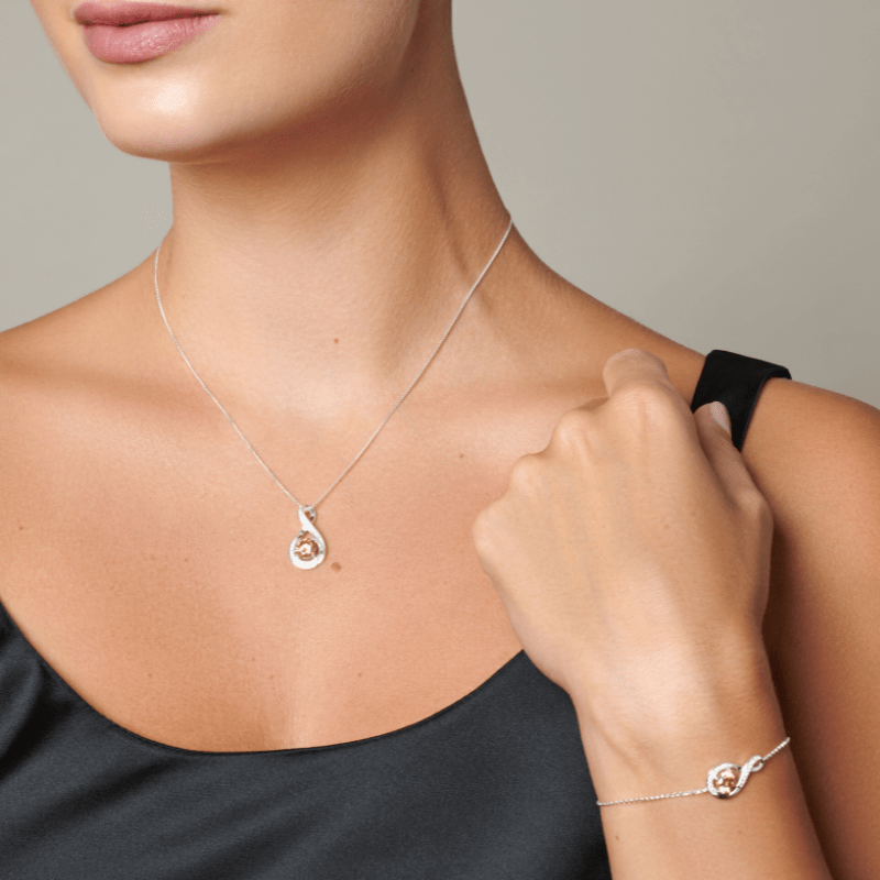 November Birthstone Infinity Bolo Bracelet - Popular trends empire