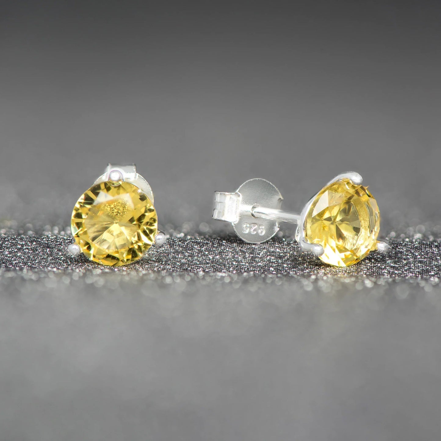 November Birthstone Stud Earrings - Popular trends empire