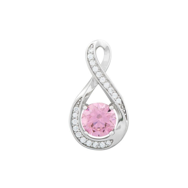 October Birthstone Infinity Pendant Necklace - Popular trends empire