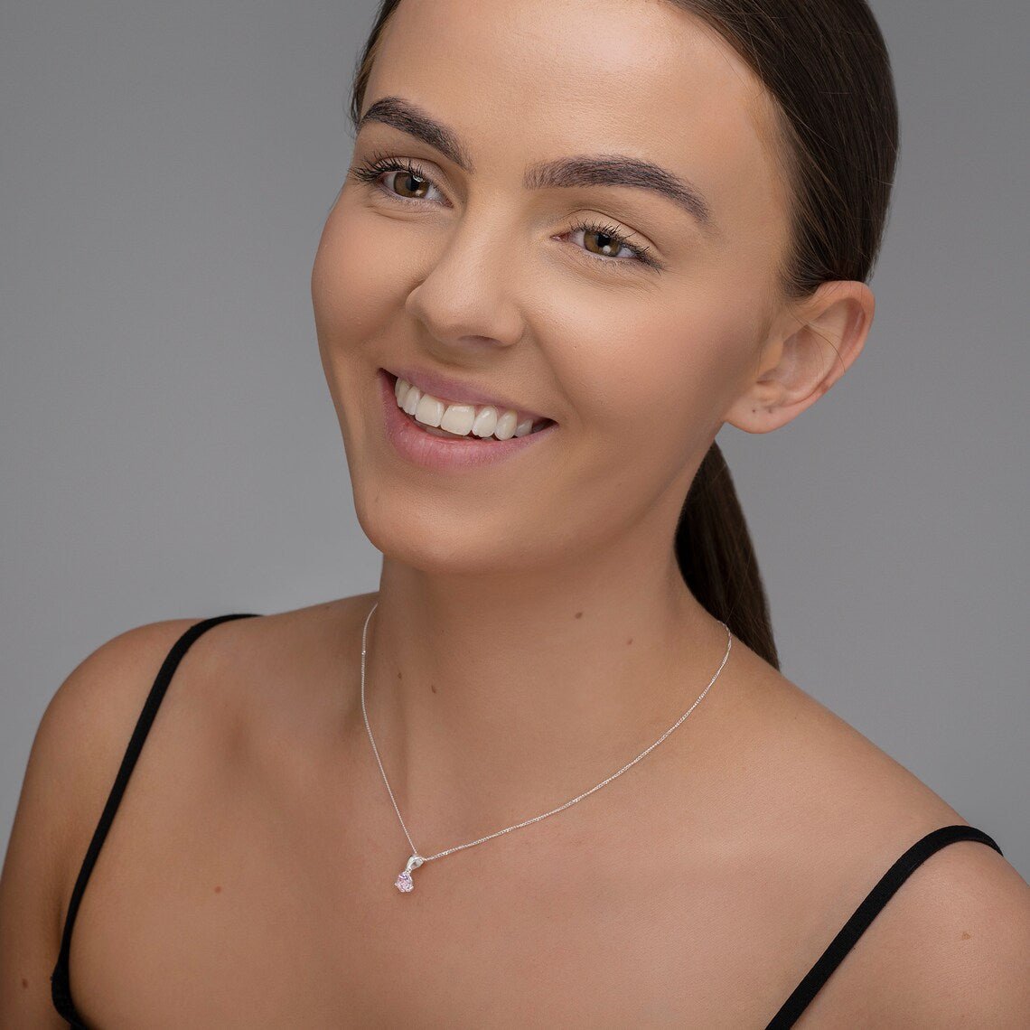 October Birthstone Pendant Necklace - Popular trends empire