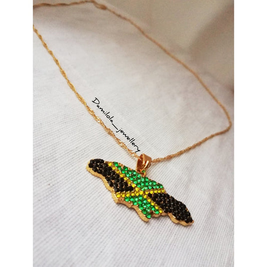 'One Love' Jamaica Necklace - Popular trends empire
