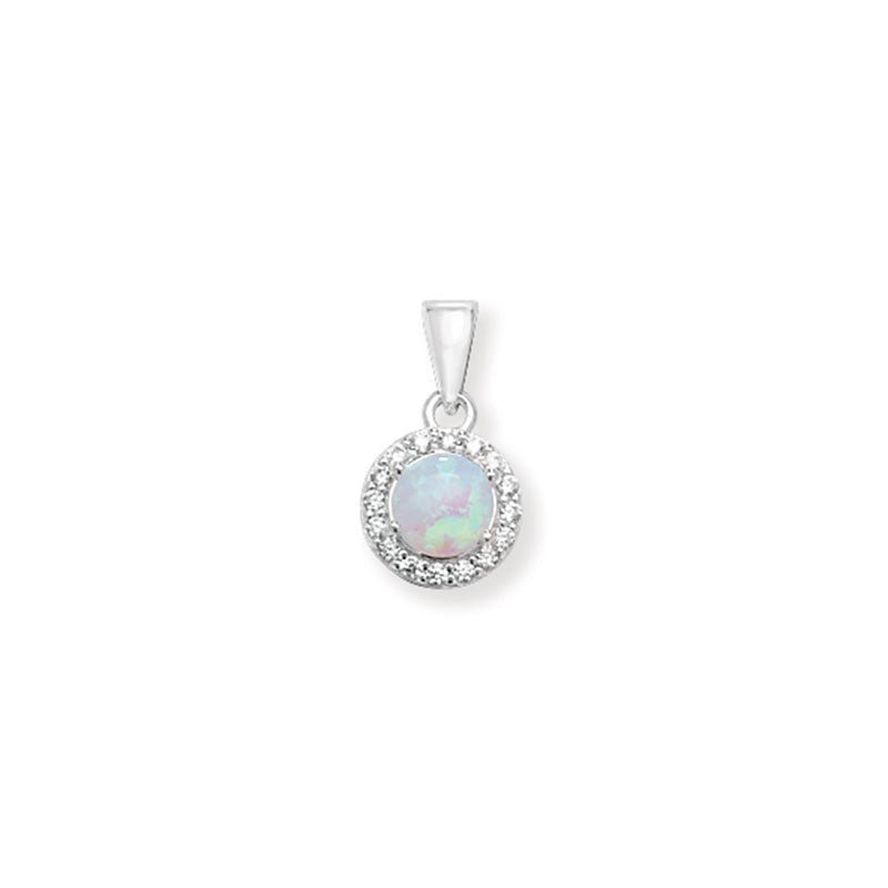 Opal Halo Necklace - Popular trends empire
