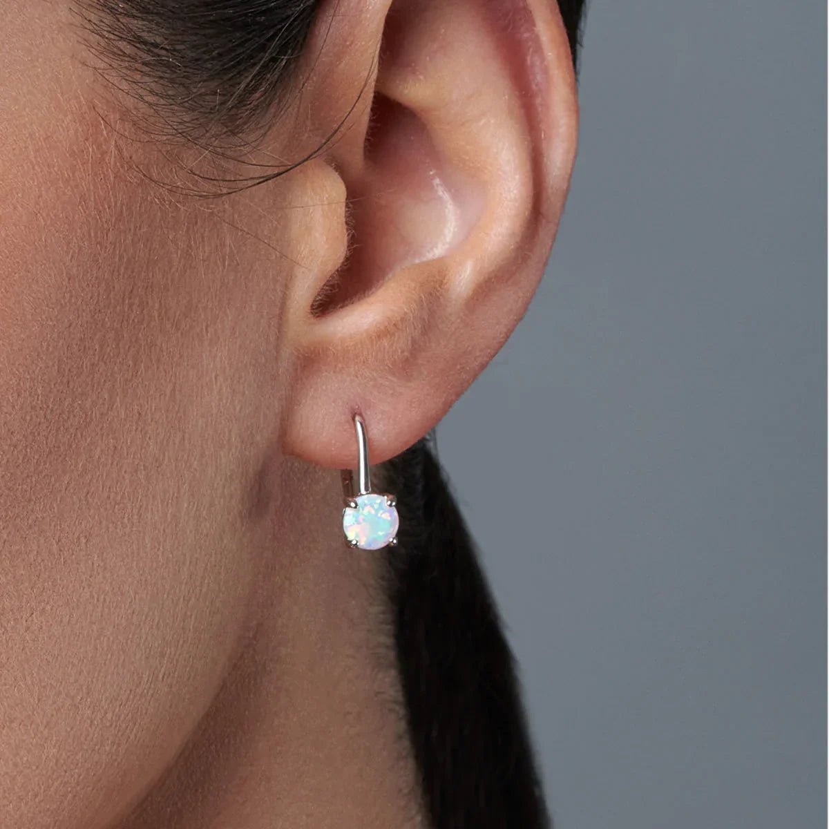 Opal Hinge Drop Earrings - Popular trends empire