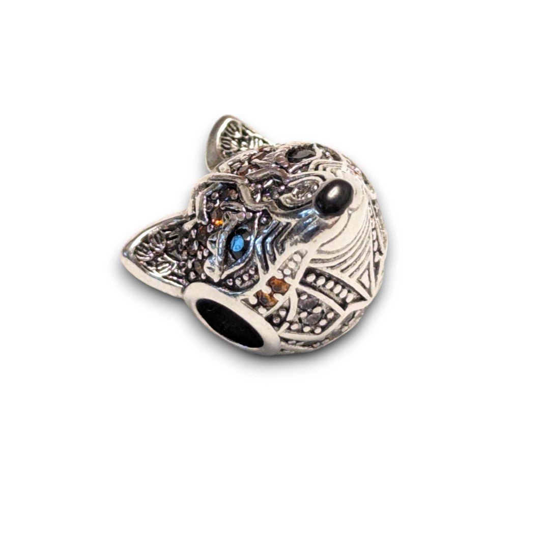 Orange Cubic Zirconia Fox Charm - Popular trends empire