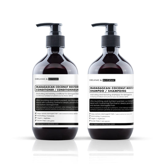Organic & Botanic Madagascan Coconut Shampoo & Conditioner - Popular trends empire