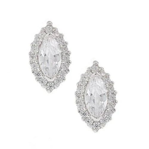 Oval Cubic Zirconia Earrings - Popular trends empire