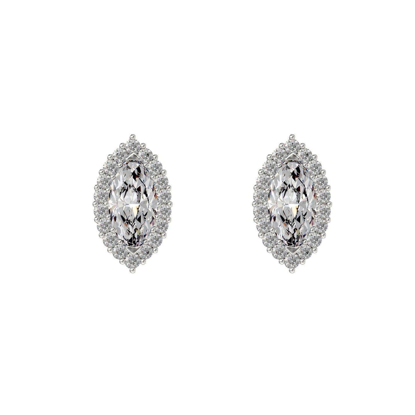 Oval Cubic Zirconia Earrings - Popular trends empire
