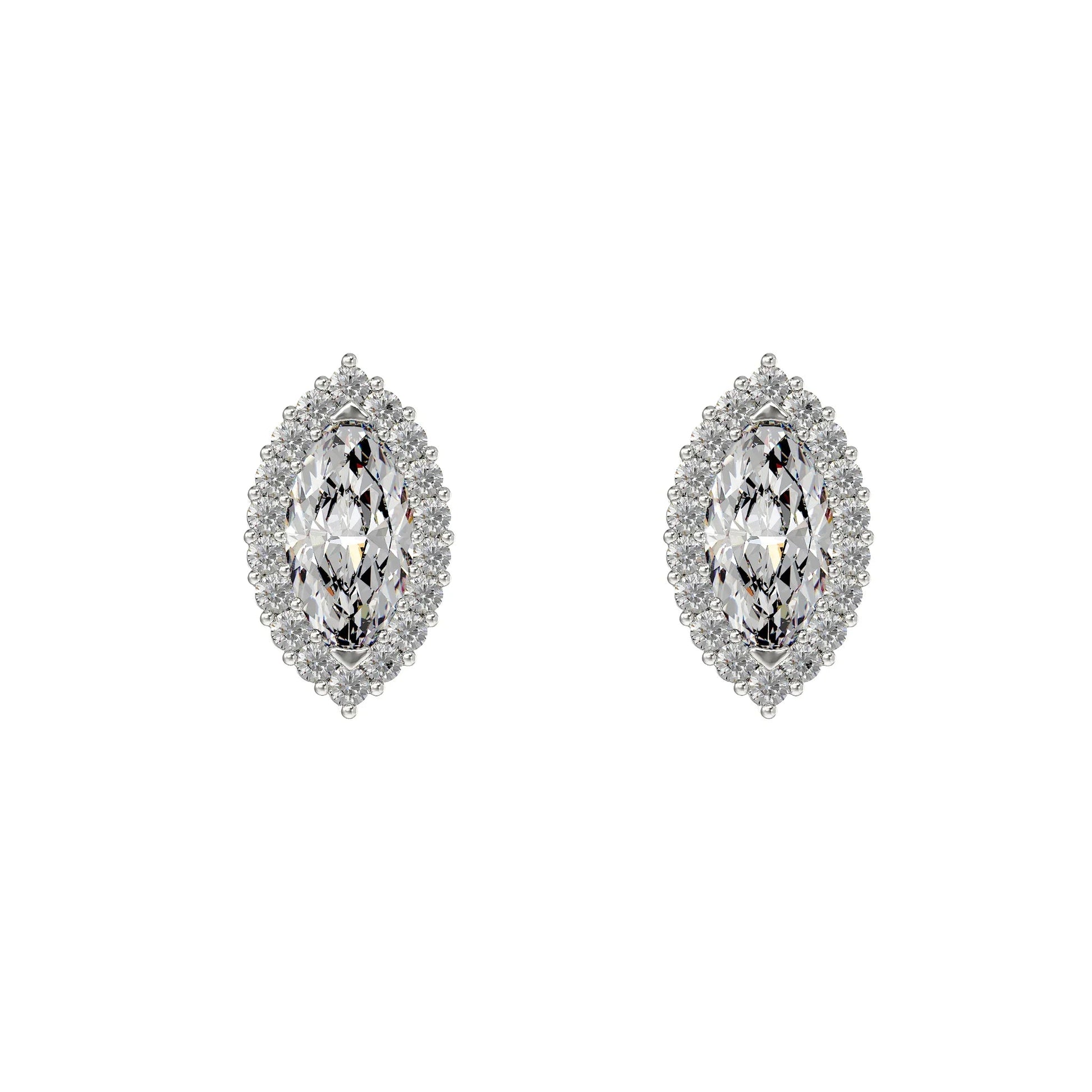 Oval Cubic Zirconia Earrings - Popular trends empire