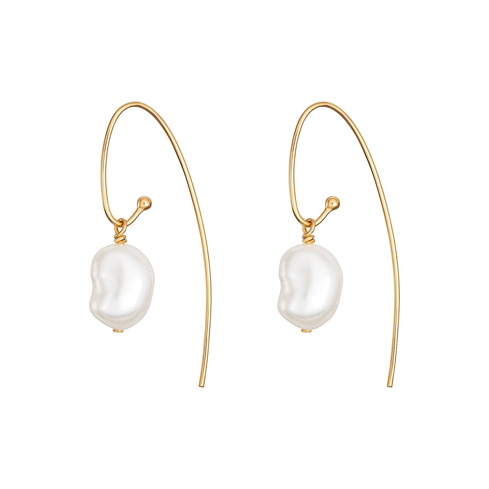 Pearl Drop French Hook Earrings - Popular trends empire