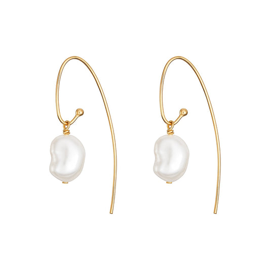 Pearl Drop French Hook Earrings - Popular trends empire