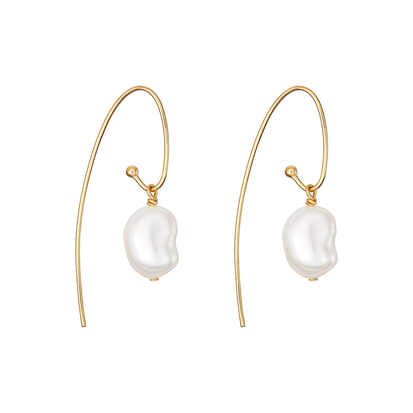 Pearl Drop French Hook Earrings - Popular trends empire