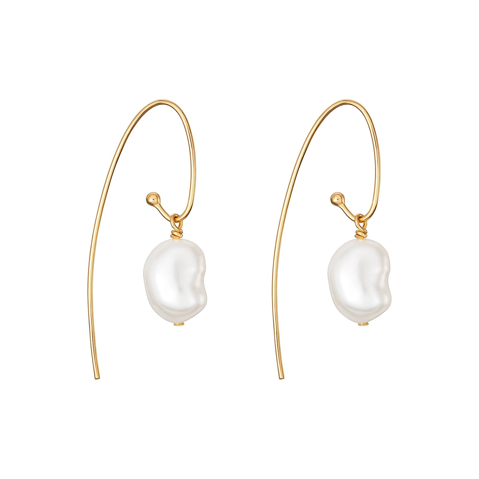 Pearl Drop French Hook Earrings - Popular trends empire