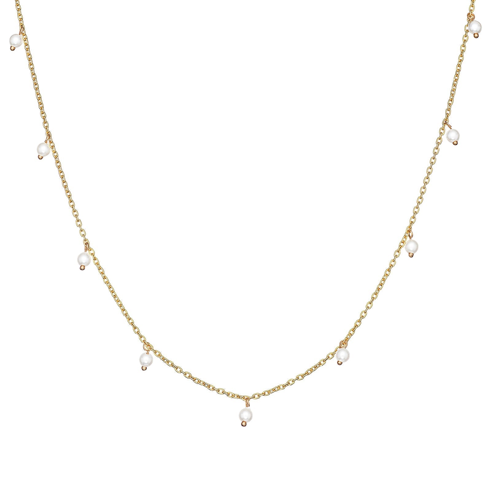 Pearl Drop Satellite Necklace - Popular trends empire