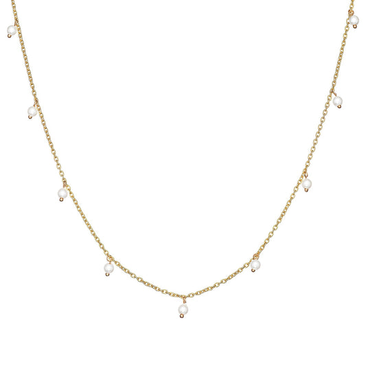 Pearl Drop Satellite Necklace - Popular trends empire