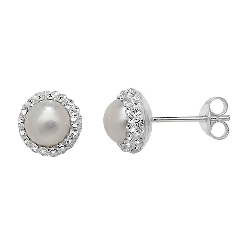 Pearl Halo Earrings - Popular trends empire
