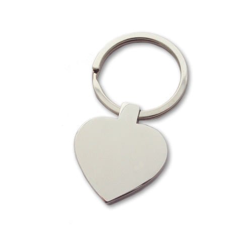 Personalised Heart Keyring - Custom Photo Engraved Gift | Stainless Steel Keepsake - Popular trends empire