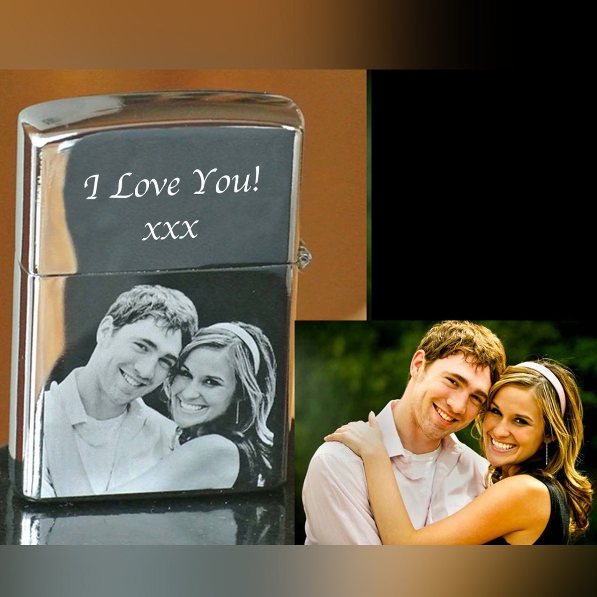 Personalised Zippo Lighter – Custom Text Engraving | Unique Photo Keepsake Gift - Popular trends empire
