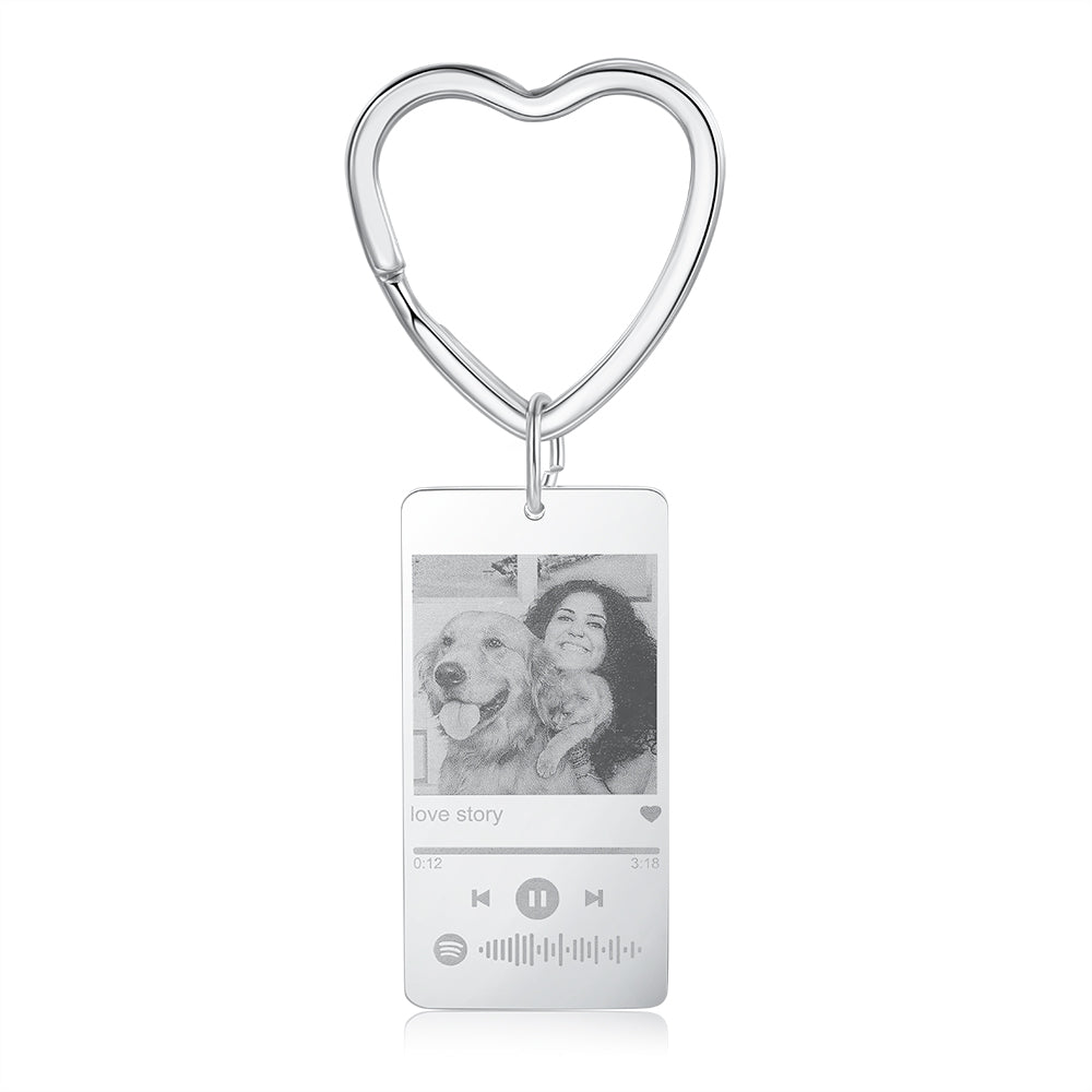 Photo Calendar Keychain - Personalised Anniversary Gift | Custom Photo Keyring - Popular trends empire