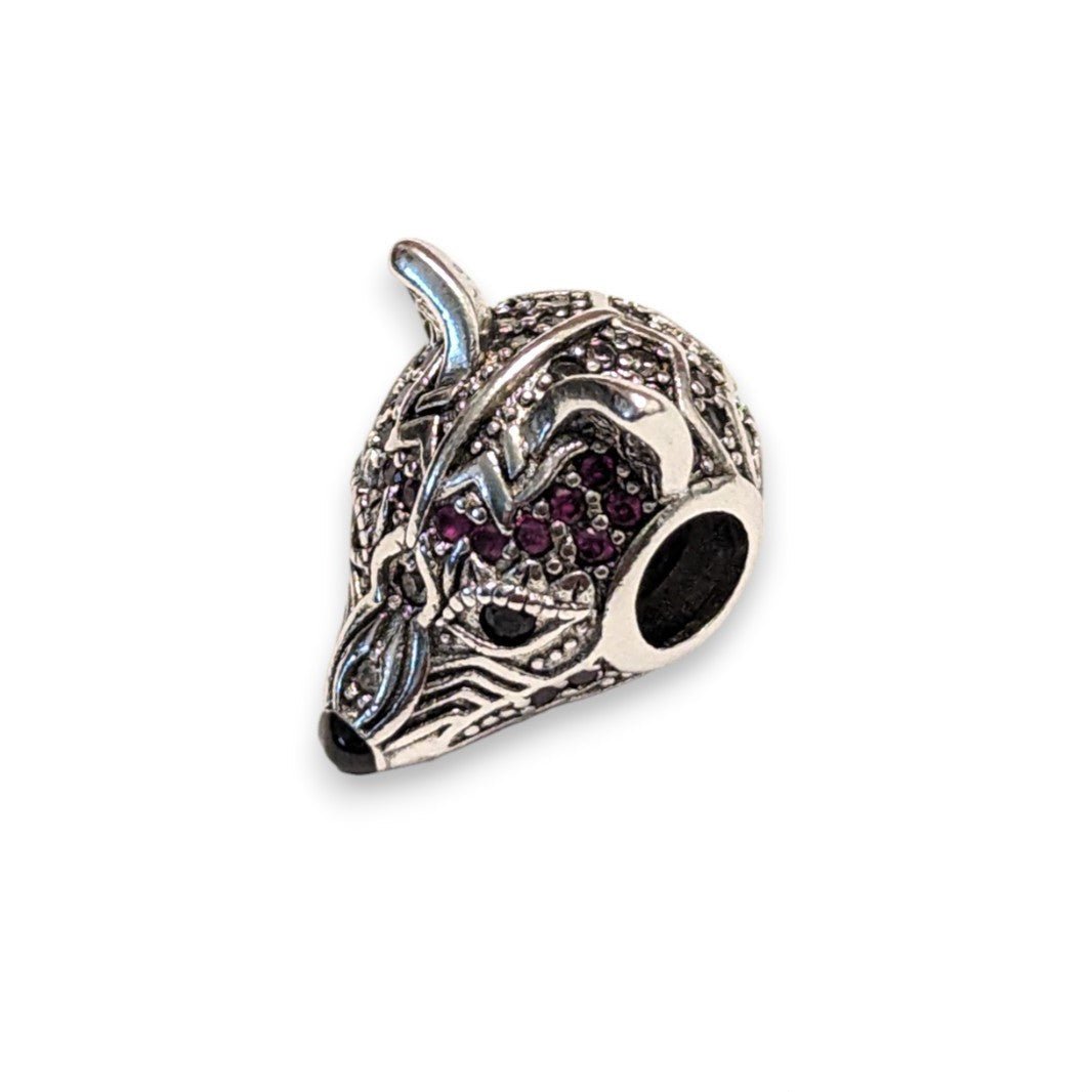 Pink Cubic Zirconia Fox Charm - Popular trends empire