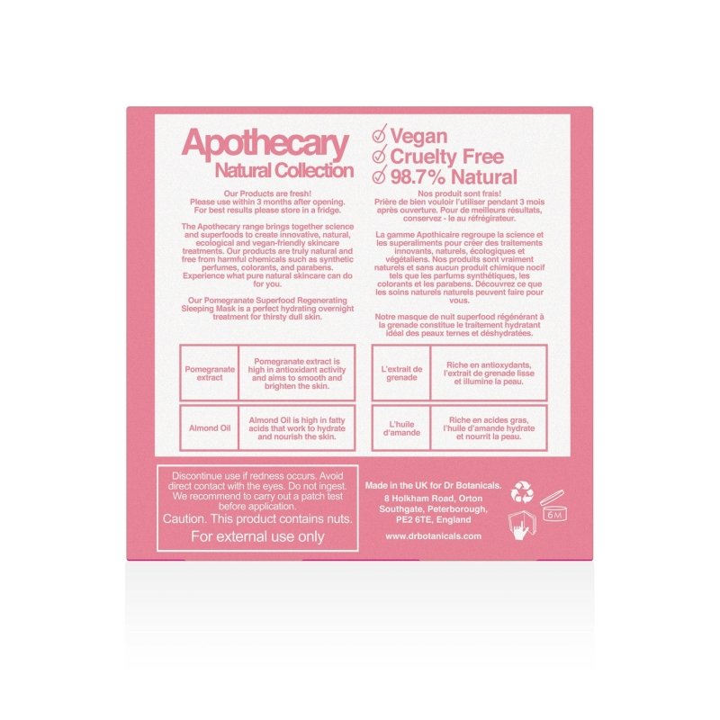 Pomegranate Superfood Regenerating Sleeping Mask 60ml - Popular trends empire