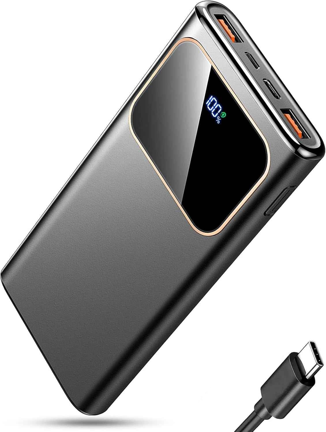 Power Bank Fast Charging 10000mAh 22.5W Portable USB - C PD3.0 QC4.0 LED Display - Popular trends empire