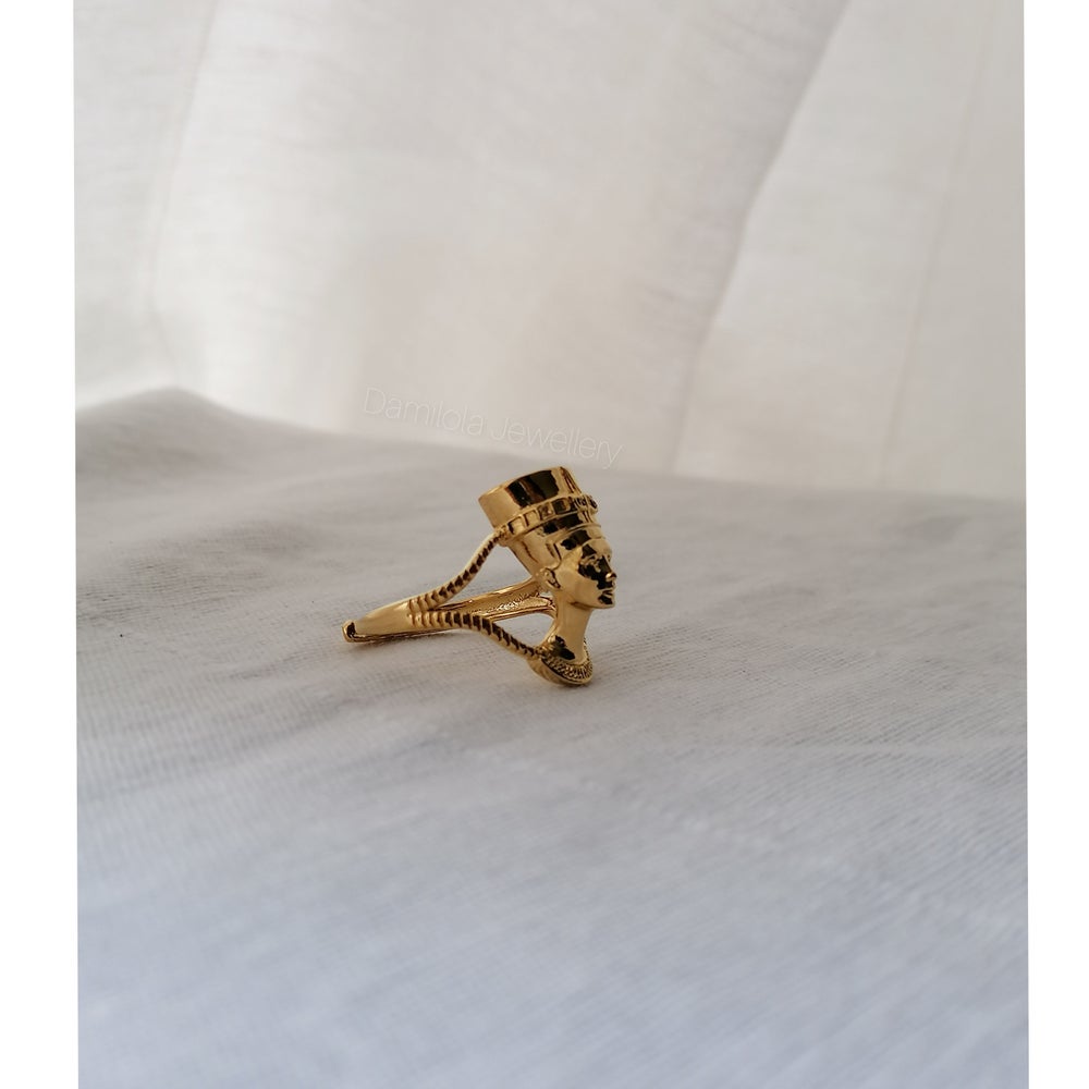 'Queen Nefertiti' - Ring - Silver/Gold - Popular trends empire