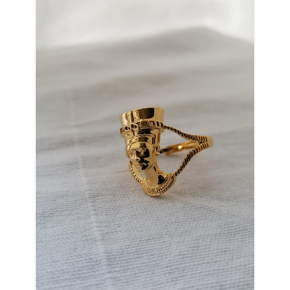 'Queen Nefertiti' - Ring - Silver/Gold - Popular trends empire