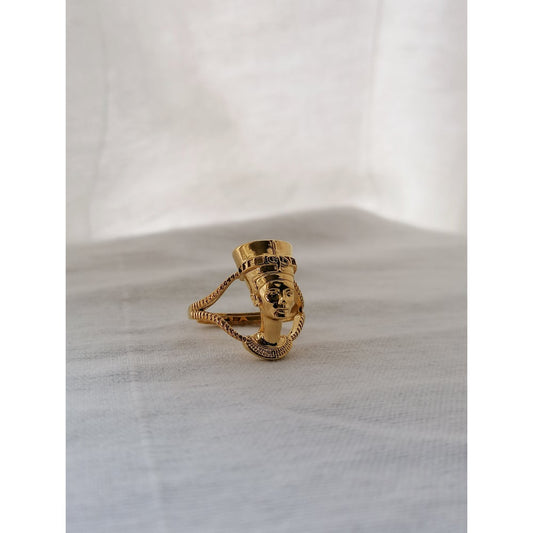 'Queen Nefertiti' - Ring - Silver/Gold - Popular trends empire