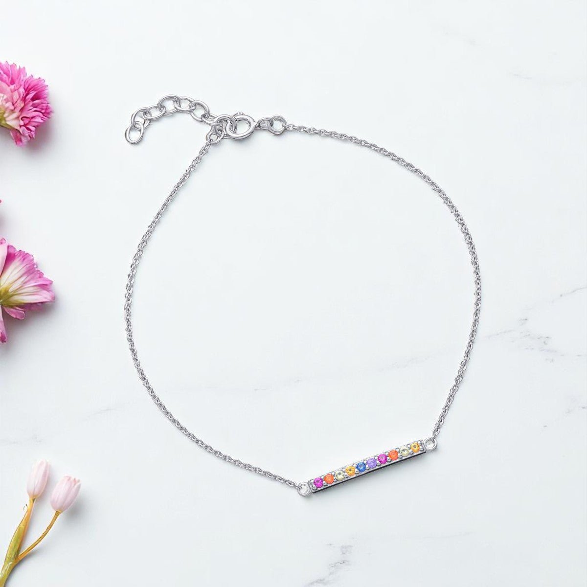 Rainbow Bar Bracelet - Popular trends empire