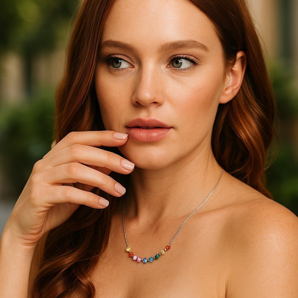 Rainbow Bar Necklace - Popular trends empire