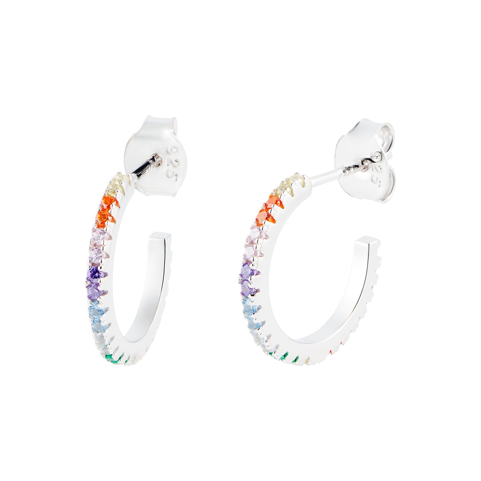 Rainbow Hoop Earrings - Popular trends empire