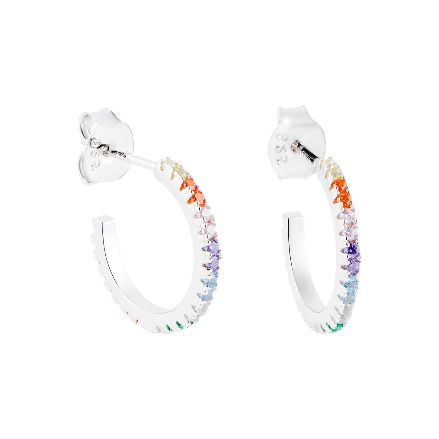 Rainbow Hoop Earrings - Popular trends empire