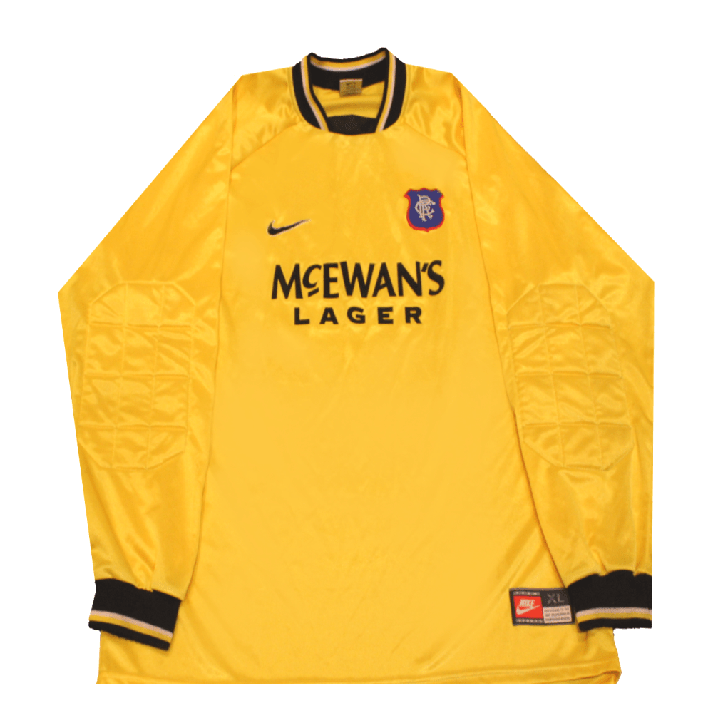 Rangers 1997 - 1998 Goalkeeper Shirt (Excellent) XL - Popular trends empire